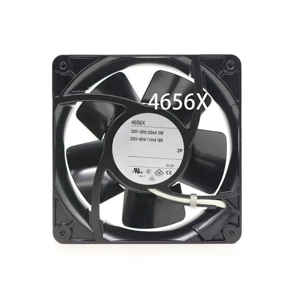 

Новый высокоскоростной охлаждающий вентилятор для сервера Ebmpaps 4656X 230 В переменного тока 19/18 Вт 115 мА 120x120x38 мм