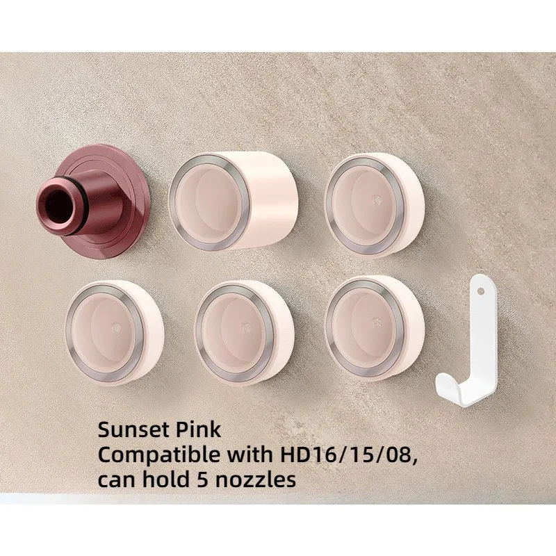 Magnetic No-drill Wall Mount Suitable for Dyson Hair Dryer Rack for Dyson Dryer Holder HD16 Nozzle Rack with Magnetic Attachment