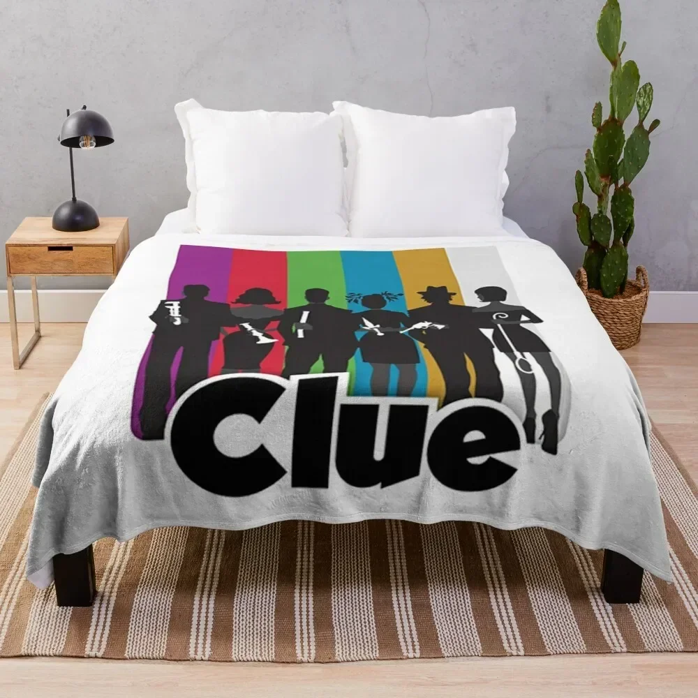 

clue film Throw Blanket Camping Blankets Sofas Of Decoration valentine gift ideas Blankets