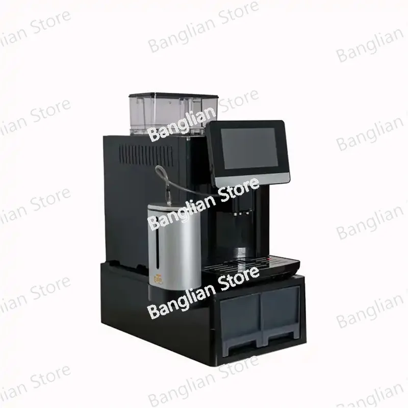 

Fully Automatic Espresso Coffee Machine, Touch Screen, Commercial Use, Double Latte, Cappuccino, 9 Languages, 20 Shops