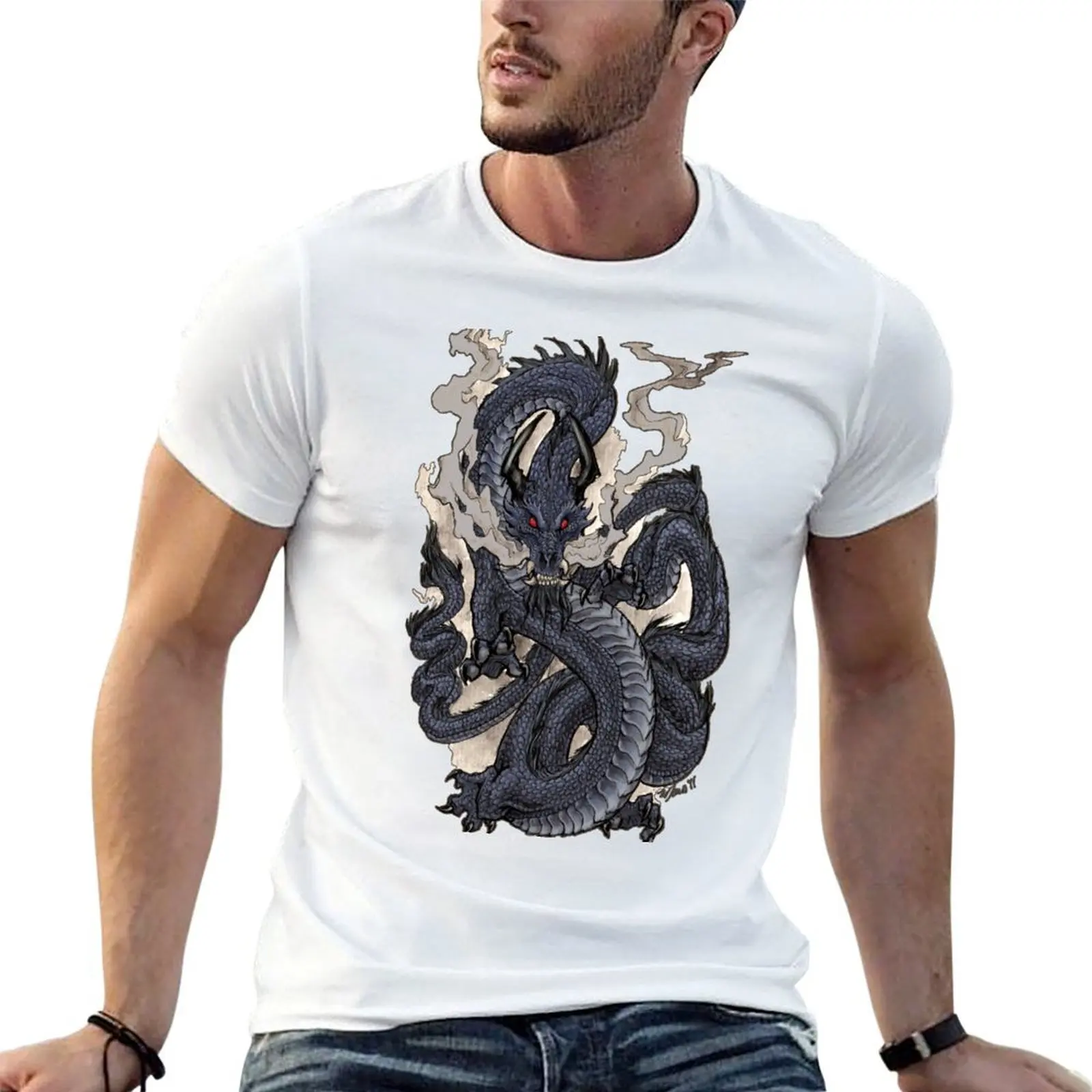 Eastern Dragon T-Shirt man t shirt cotton high quality man tshirt cotton t shirt pack T-shirt