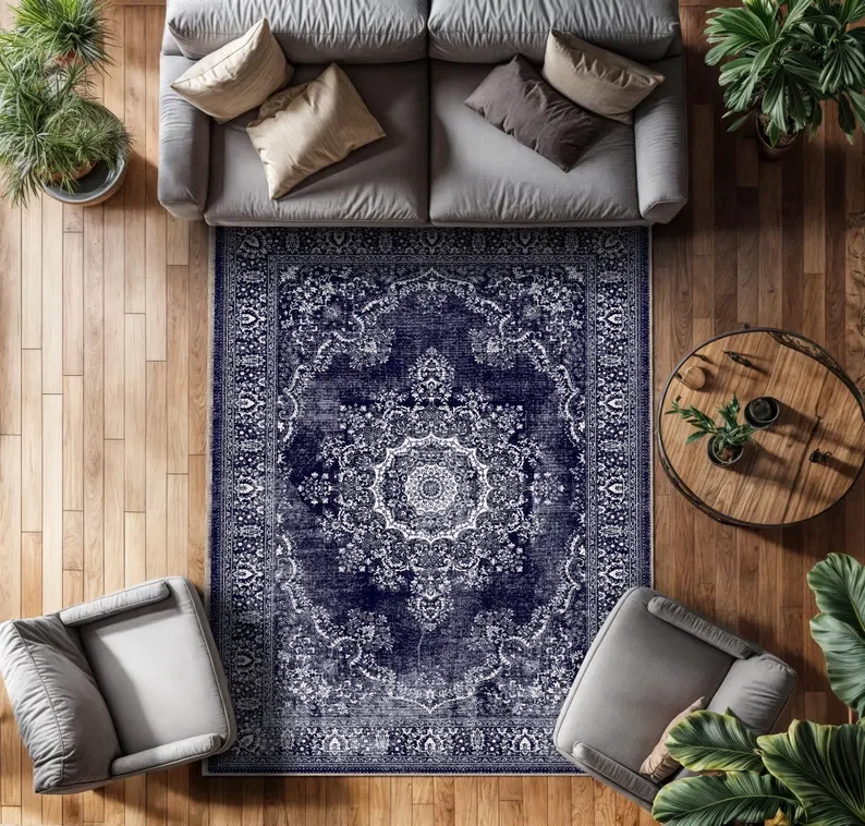 Abstract Marble Area Rug Earth Tone Living Room Rug Modern Fluid Art Carpet, Elegant Floor Decor Washable Rug Non Slip Rugs