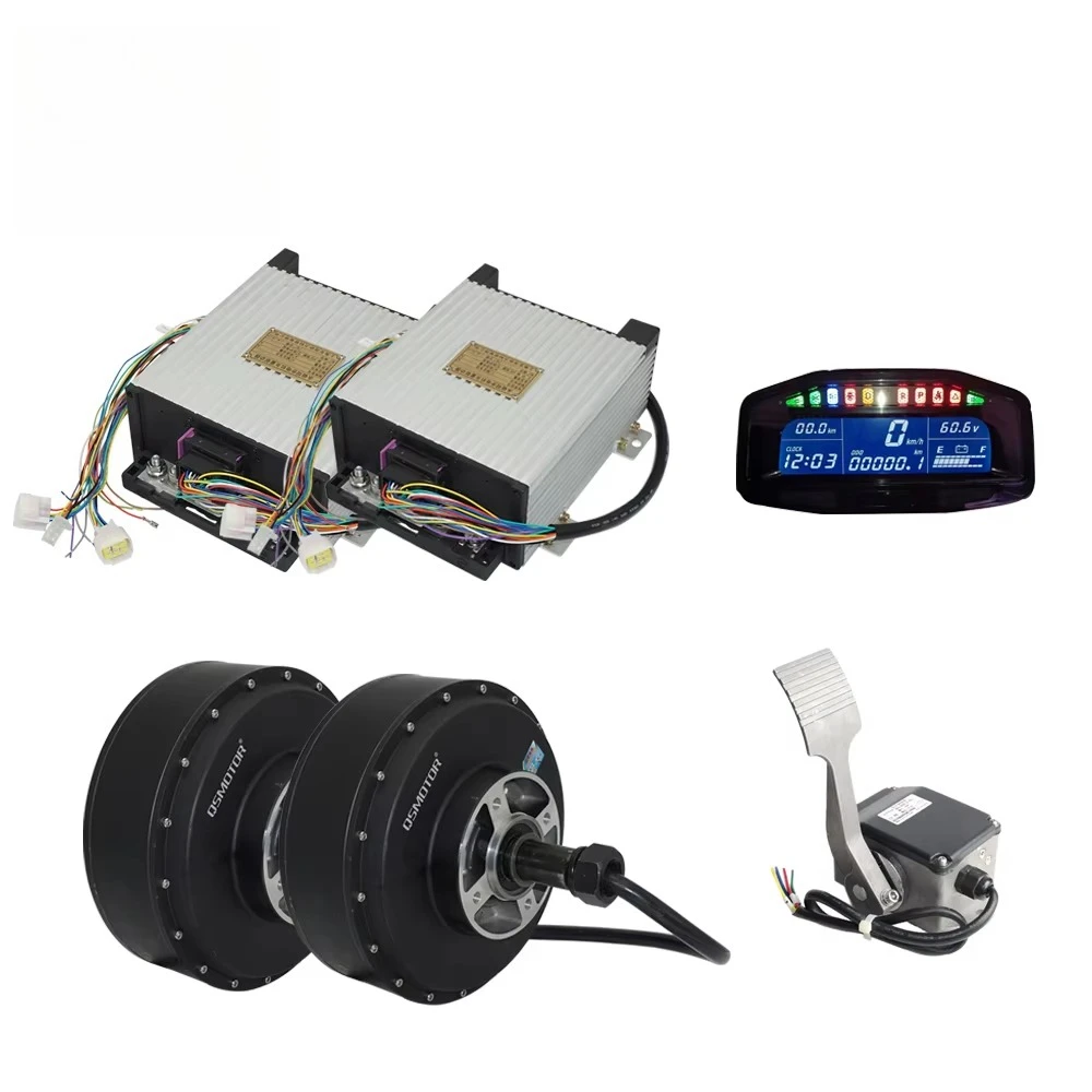 QS Electric Car Conversion Kit 12000W 12kw 273 70H 96V 130kph E-Car Hub Motor Conversion Kits