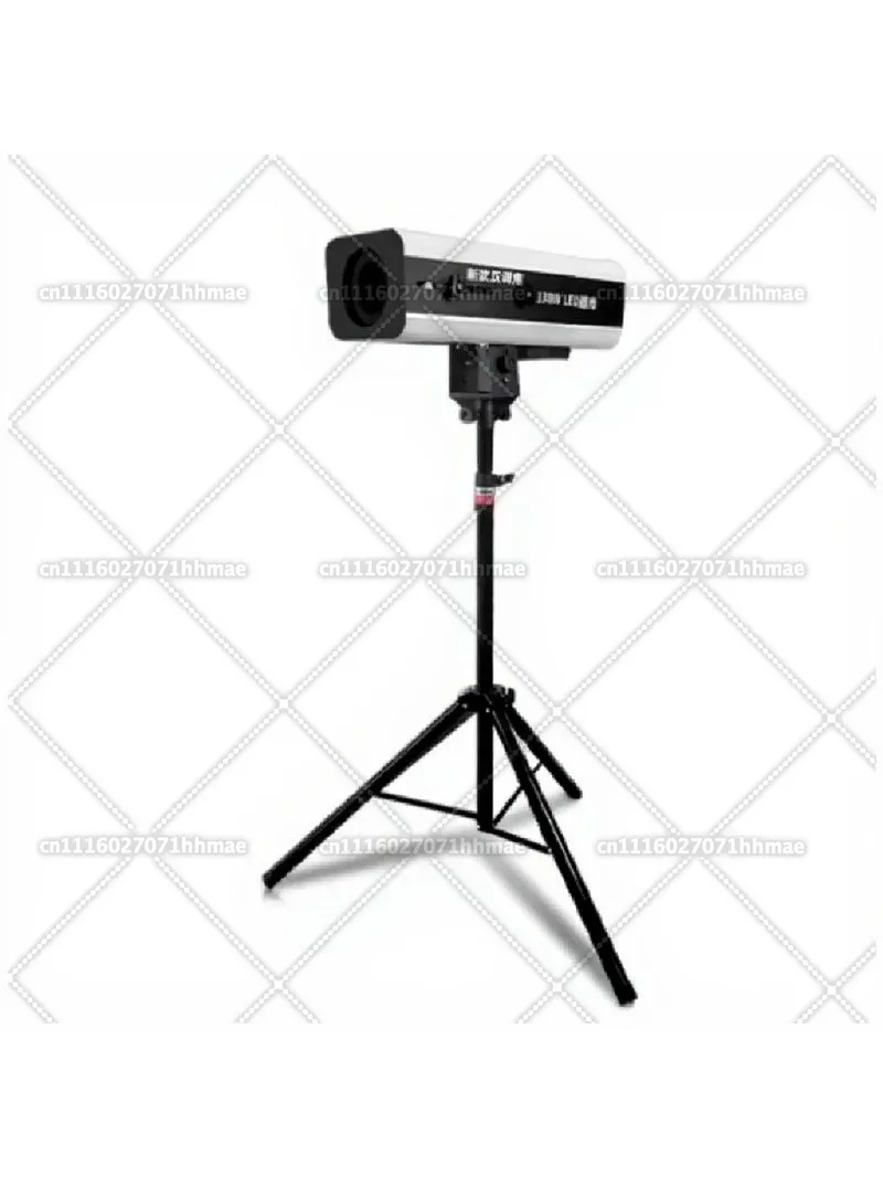330W LED Follow Spot Light with Stand, Manual Control Stage Lighting for Wedding Party Theater Disco DJ, Adjustable Aperture