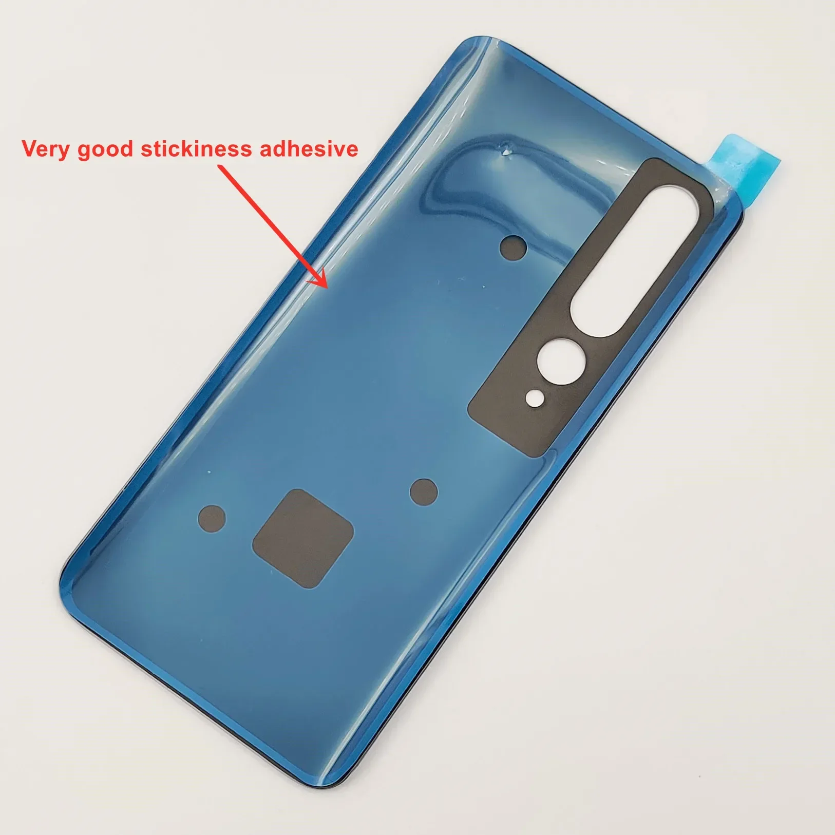 Glass Back Lid Door For Xiaomi Mi 10 5G Hard Battery Cover Rear Housing Panel Shell Case + Adhesive Glue Sticker