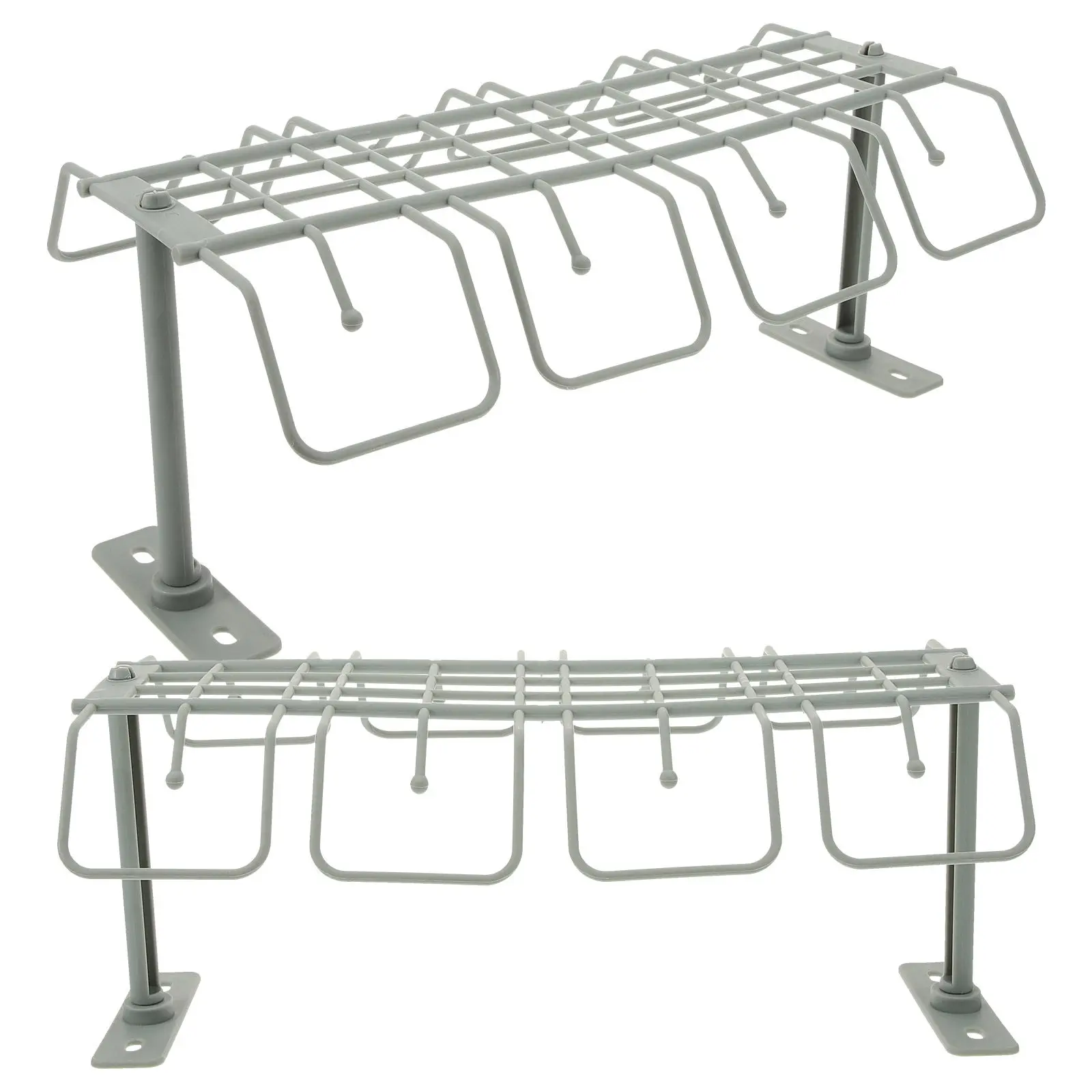 

Набор из 2 органайзеров для кабелей: держатель для проводов под столом, лоток для хранения кабелей и удлинителей, не требующий разрушительного монтажа