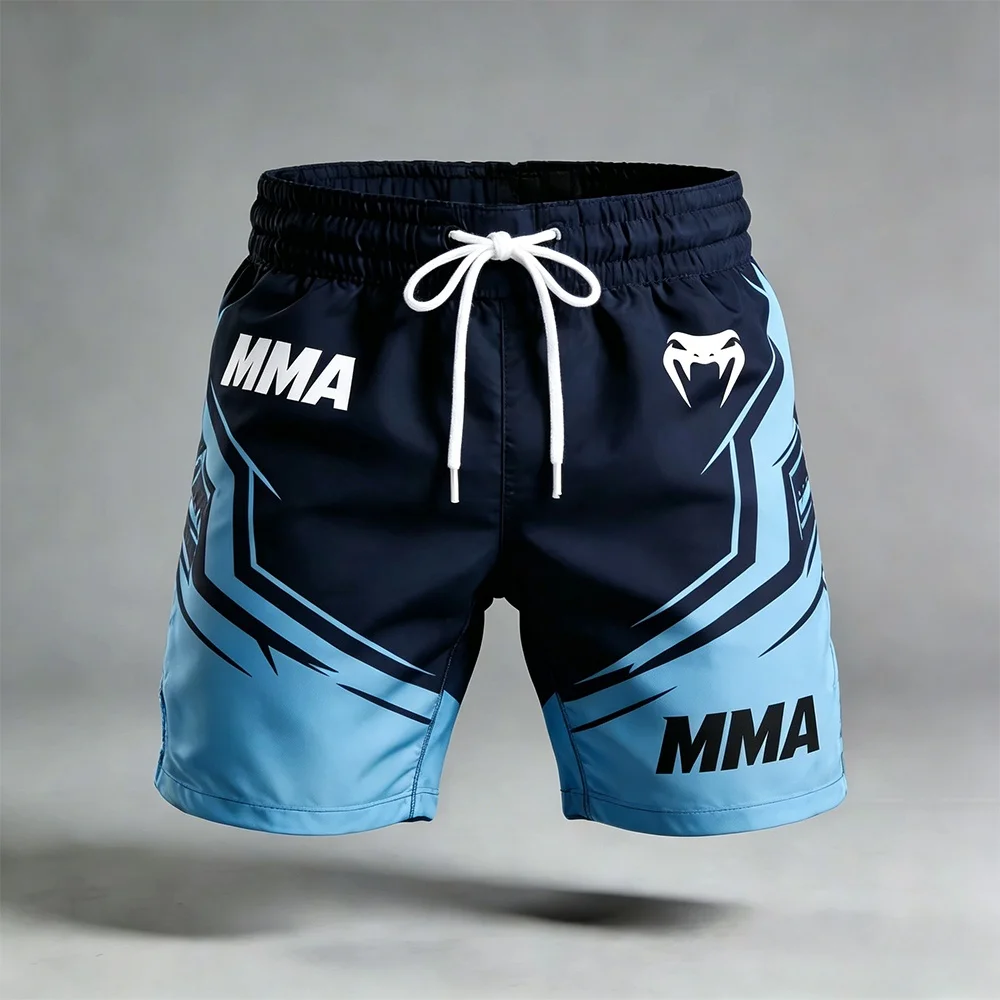 2026 Neue MMA Sommer-Kampfnacht Achteckiger Käfig Boxen Schnelltrocknende Atmungsaktive Shorts Herren/Kinder Mode Event Sportshorts ﻿ – Detail 10