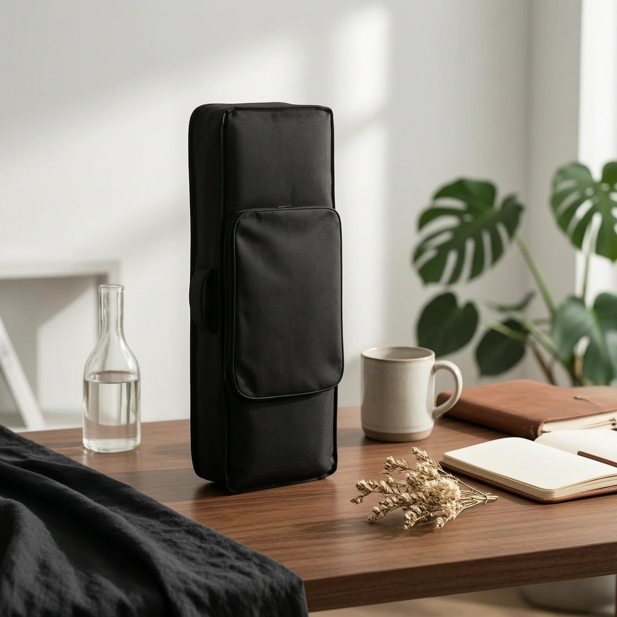 Hard Shell Violin Carry Case with Oxford Cloth Shock Absorbing Cover Lightweight Instrument Storage for Music Practice