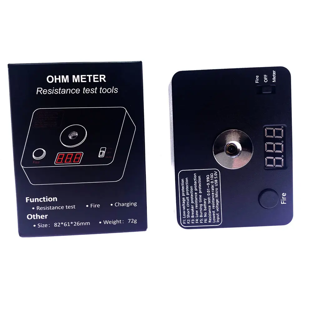 EXY 521 V3 Mini Ohmmeter Precise Resistance Tester Compact Repairing Tool Digital Measurement Device For Electrician Hardware