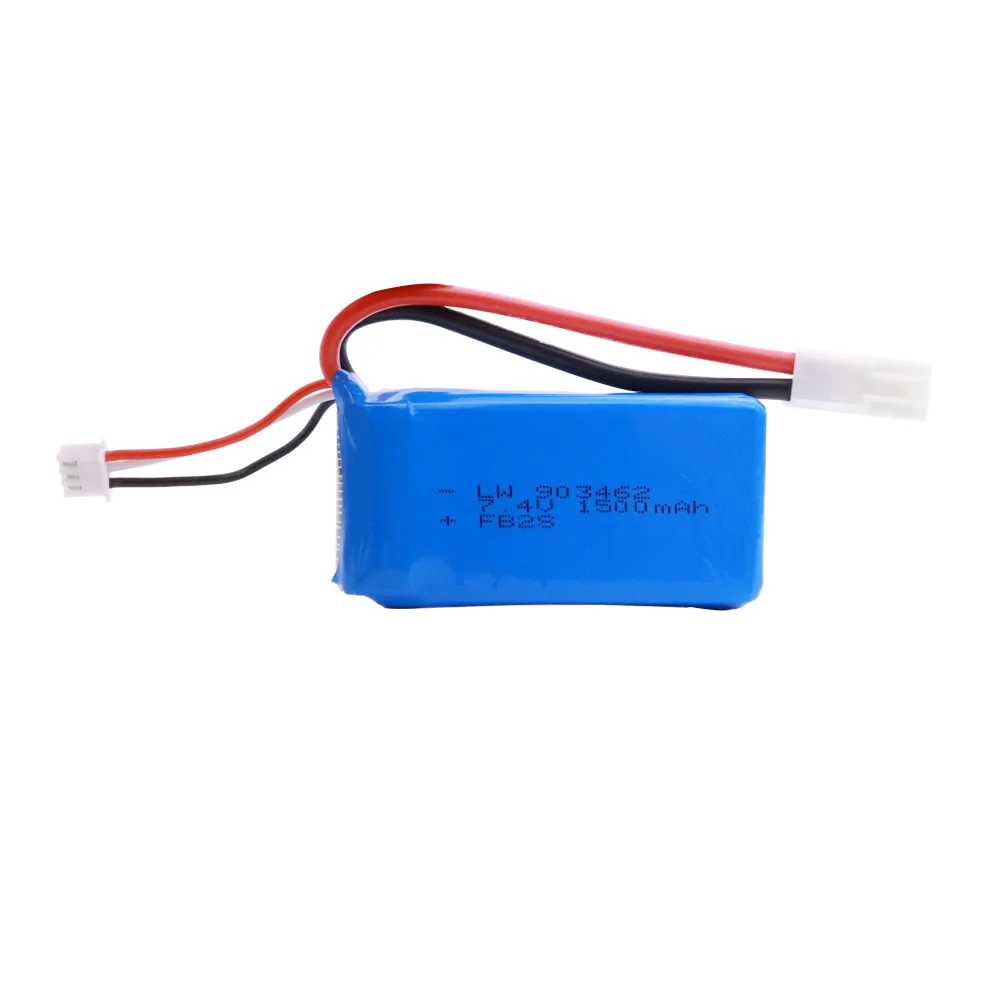 3PCS 7.4 V 1500 mAh Lipo batteria 903462 Per FT009 RC motoscafo Barca di 12428 batteria Lipo 7.4 V 1500 mah 2S JST SM KET SPINA T