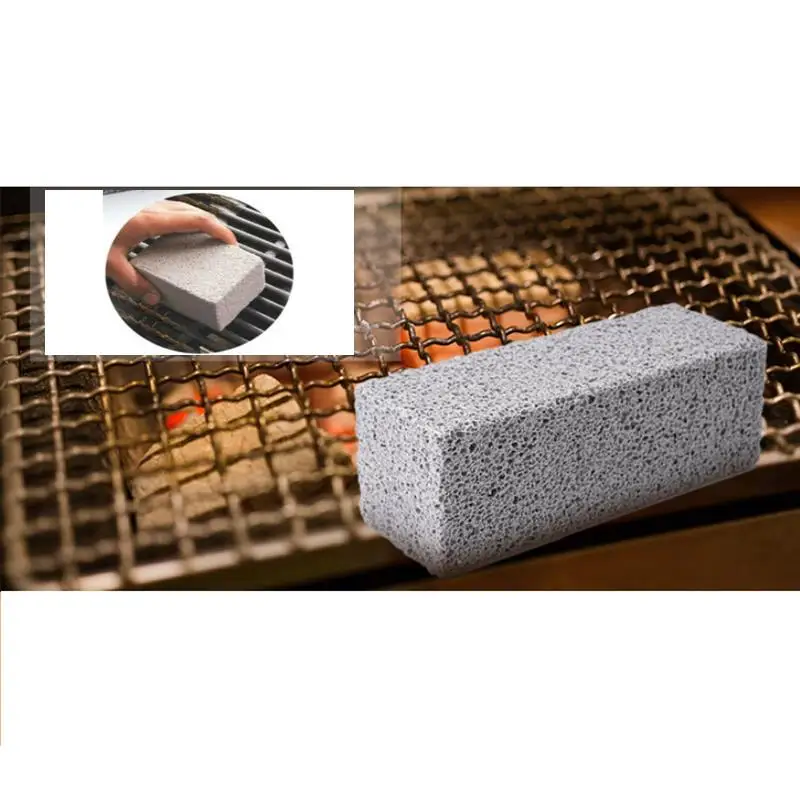 

Блок для чистки кирпича для гриля для барбекю, стеллажи для очистки камней, пятна, очиститель жира, инструменты для барбекю, гаджеты, кухонные декоративные аксессуары