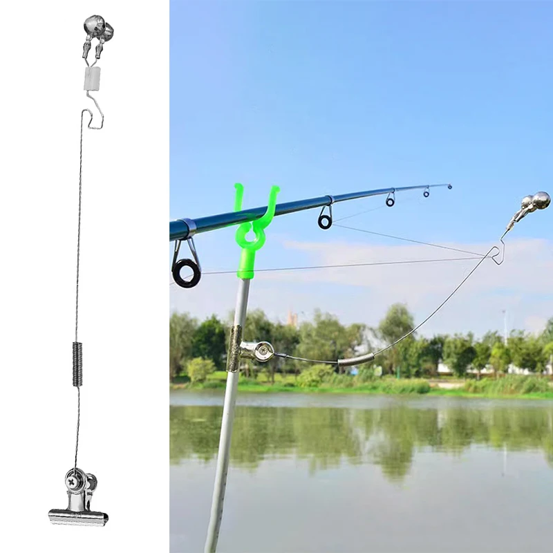 1Pc Fishing Bell Bite Alarms Stainless Fishing Rod Bite Bait Alarm Carp Tackle Anti-corrosion Anti-rust Fishing Equipments