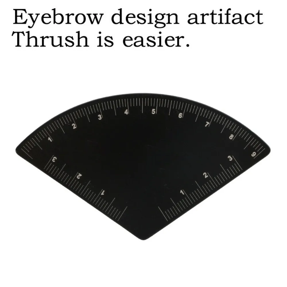 New Fast Drawing Eyebrow Drawing Eyebrow Desgin Ruler Reusable Shaping Mapping Tool Makeup Drawing Guide Ruler Supplies
