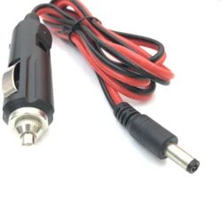 New 12V 5A DC Car Cigarette Lighter Charger With Fuse, Universal Power Adapter DC Plug 5.5x2.1mm Cable 1.2m