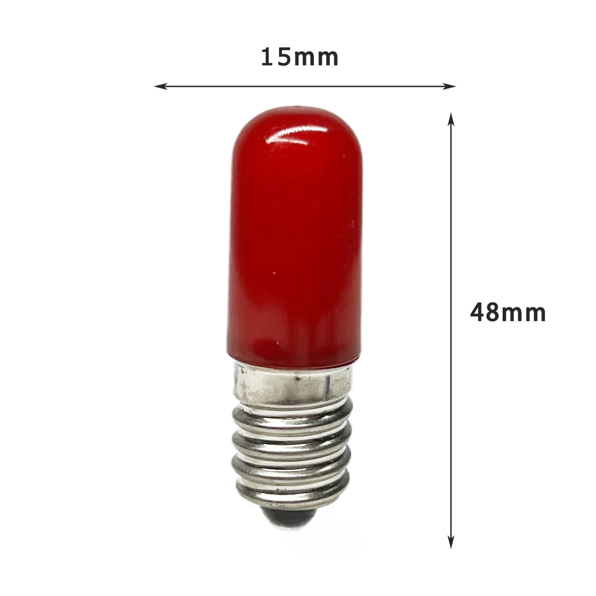 Mini T15 E14 E12 LED COB lampadine a filamento 2W rosso verde blu giallo freddo bianco caldo copertura PC per frigorifero congelatore Decor