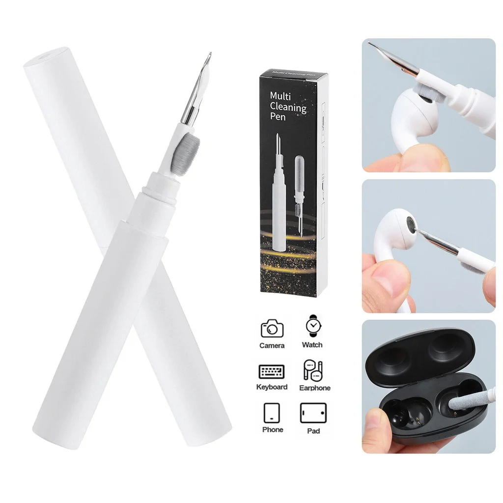 Kit de limpeza portátil para Airpods Pro, 1, 2, 3, Earbuds Limpeza Pen, Escova, Fones de ouvido Bluetooth Case, Ferramentas de limpeza para Xiaomi, Huawei