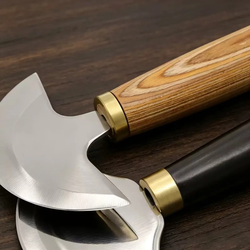 Professional Half Round Leather Cutting Knife Sharp Handmade DIY Leather Thinning Blanking Craft Tool view 5