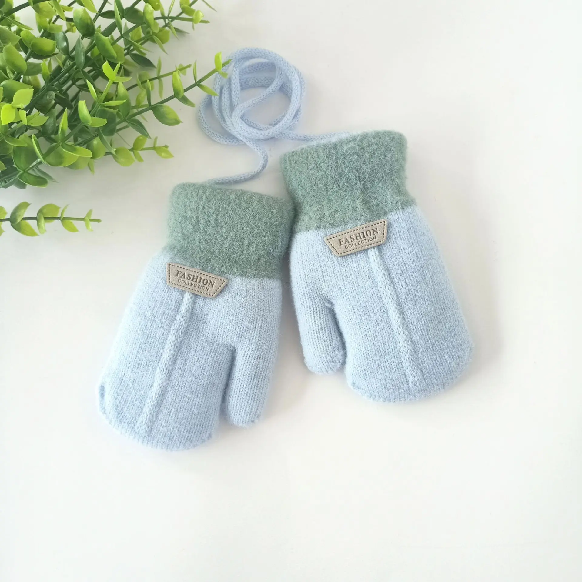 Gants d\'hiver unisexes pour garçons et filles, mitaines pour enfants de 1 à 3 ans, chauffe-mains universels