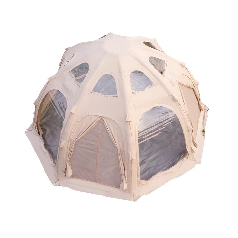 Octagonal spherical inflatable tent camping campground dome inflatable spherical tent