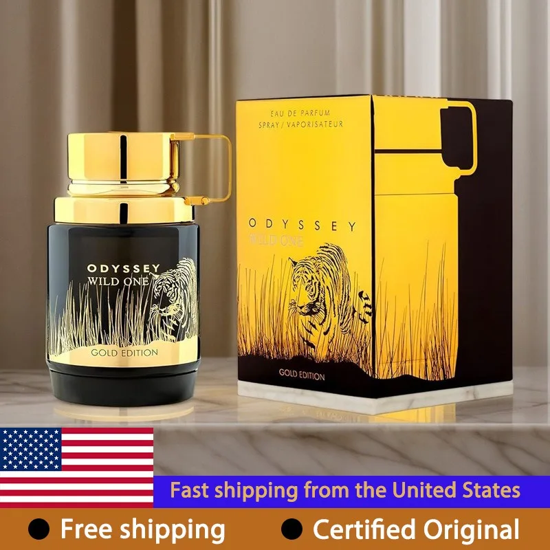 

Armaf Odyssey Wild One Gold Edition Eau de Parfum 3.4 Oz Lasting Woody Pheromones Perfume Cologne 100 ML Original Arab Perfumes