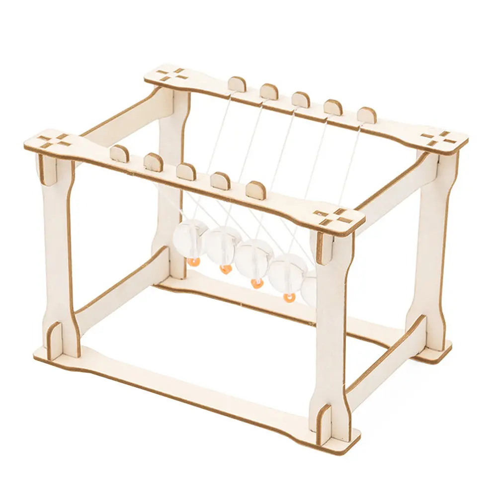 1Set Newton's Cradle Scientific Educational Gadget Demonstrating Conservation DIY Balance Balls Physics