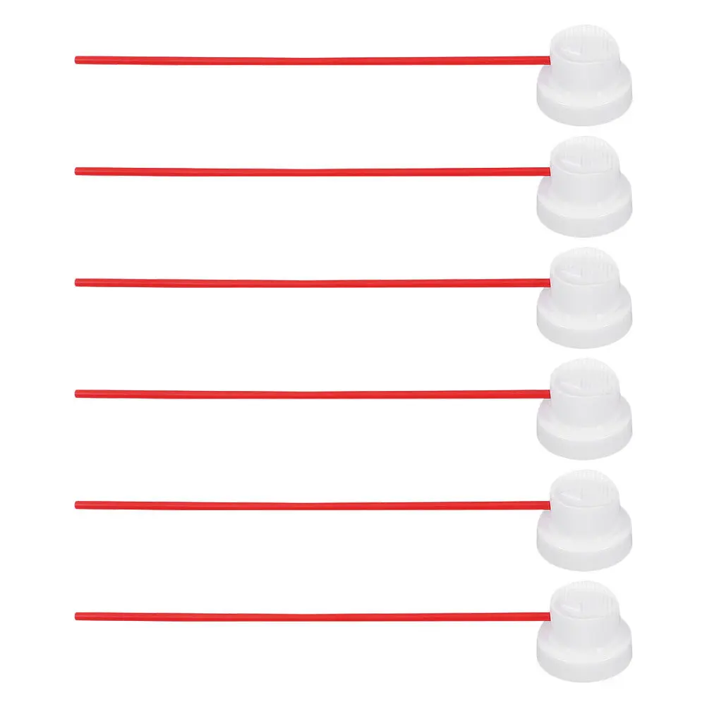 6Sets Aerosol Spray Can Replacement Nozzle Tips Extension Tubes Flexible Straws for Cleaner Maintenance and Fluid Application