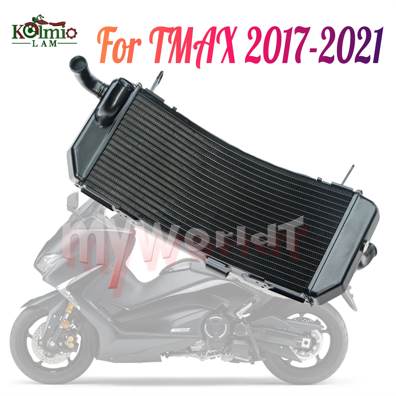 Fit For YAMAHA TMAX530 DX SX TMAX560 2017 - 2023 Motorcycle Engine Cooling Cooler Radiator TMAX 530 560