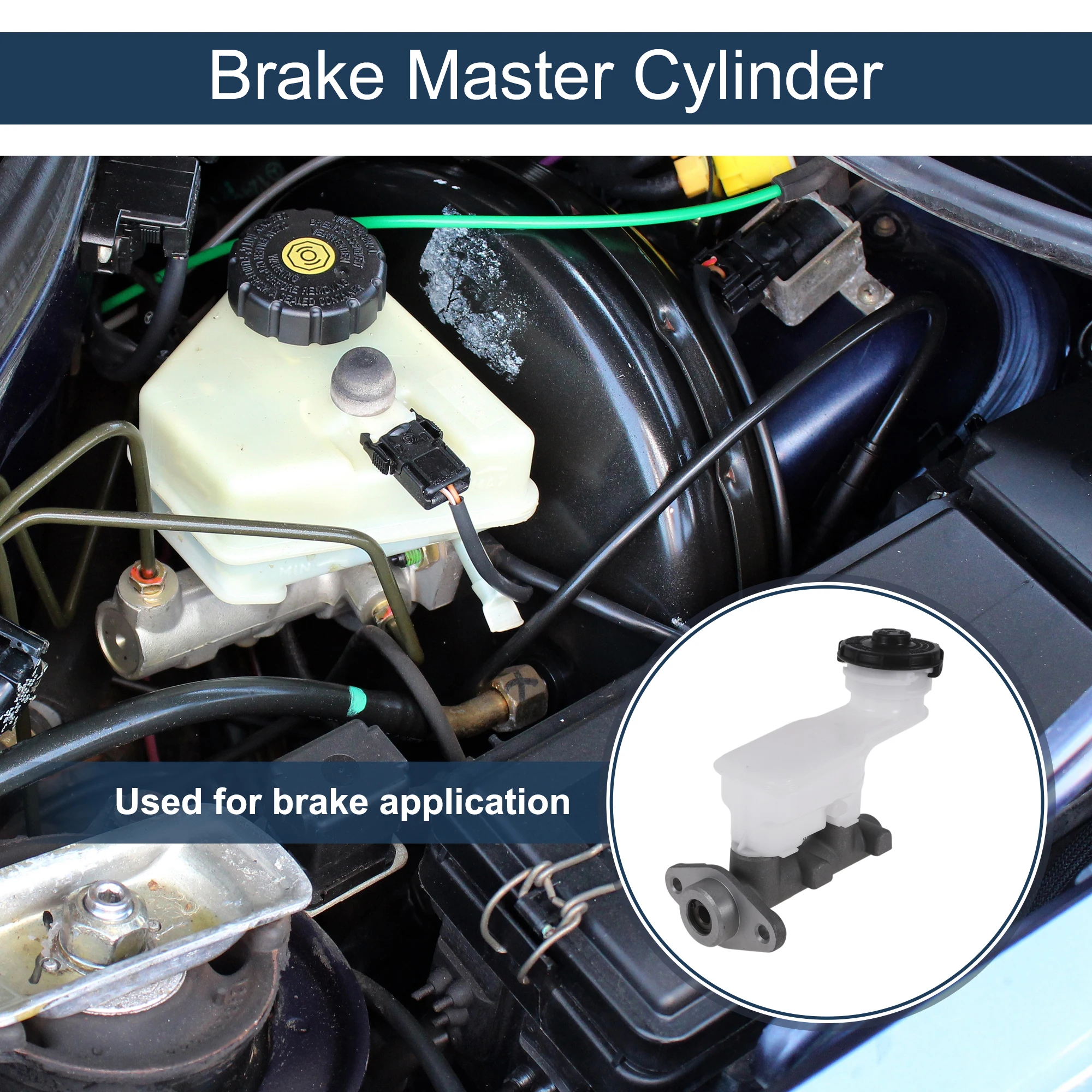 

UXCELL Brake Master Cylinder with Reservoir No.46100SELT51 for Honda Jazz 2002-2008