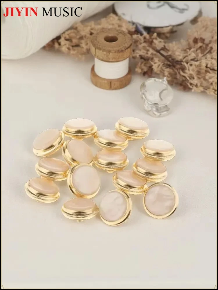 

High Grade Gold Plated Trumpet Finger Buttons Professional Instrument Repair Parts