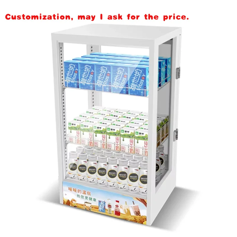 

custom.Hot New 1200W Metal Drink and Milk Holding Cabinets with Glass Door Display Service Equipment