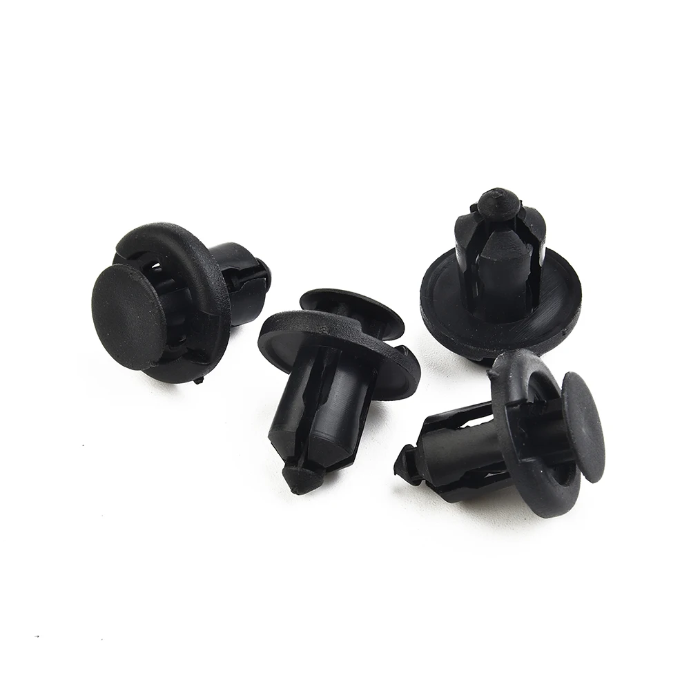 

100pcs Black Auto Clips High Quality Plastic Nylon Car Bumper Retainer Screw Fender Rivet Fastener Clips Accessories For Honda