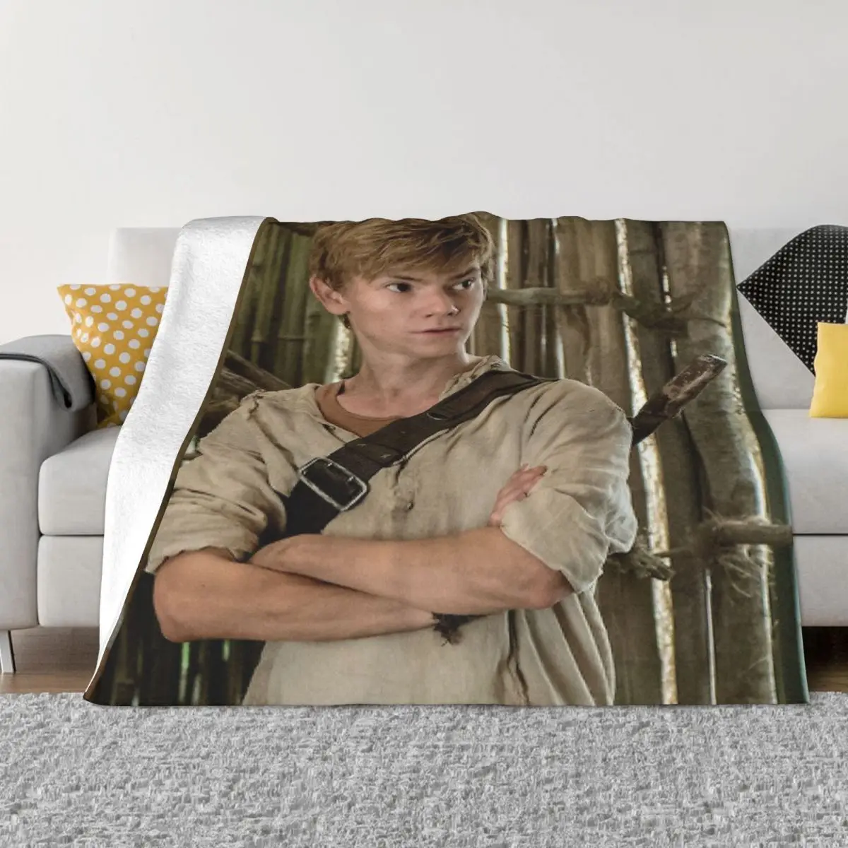 The Maze Runner - Newt coperta copriletto sul letto coperta da letto per ragazza con foto copriletto invernale peloso