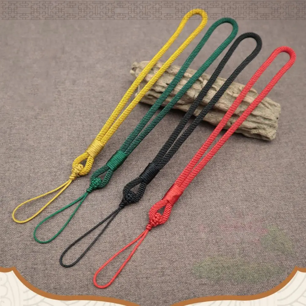 الأزياء اليدوية حبل مضفر الهاتف الحبل الفاخرة بسيطة قصيرة المعصم حبل جراب هاتف المفاتيح ملحقات الهاتف #2