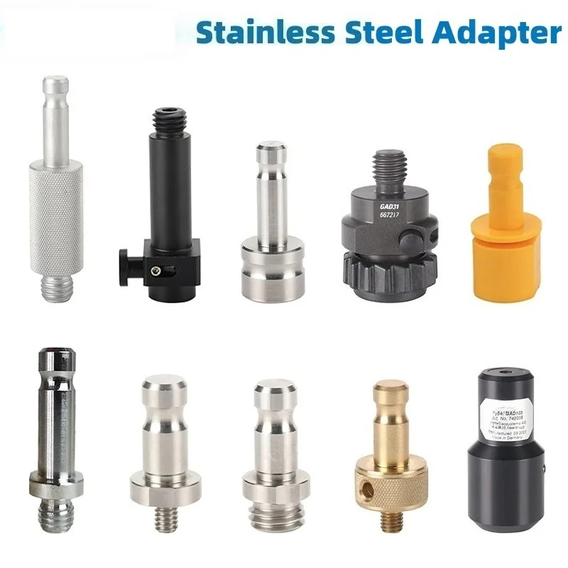 Prism Adapter 5/8 1/4 Thread Converter Universal Centering Pole Connector for Leic Base GPS RTK Total station
