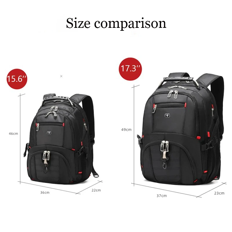 Imagem -02 - Mochila Masculina para Laptop de 1617 Antirroubo Multifuncional Porta Usb à Prova Dágua Mochila de Viagem de Grande Capacidade Masculina