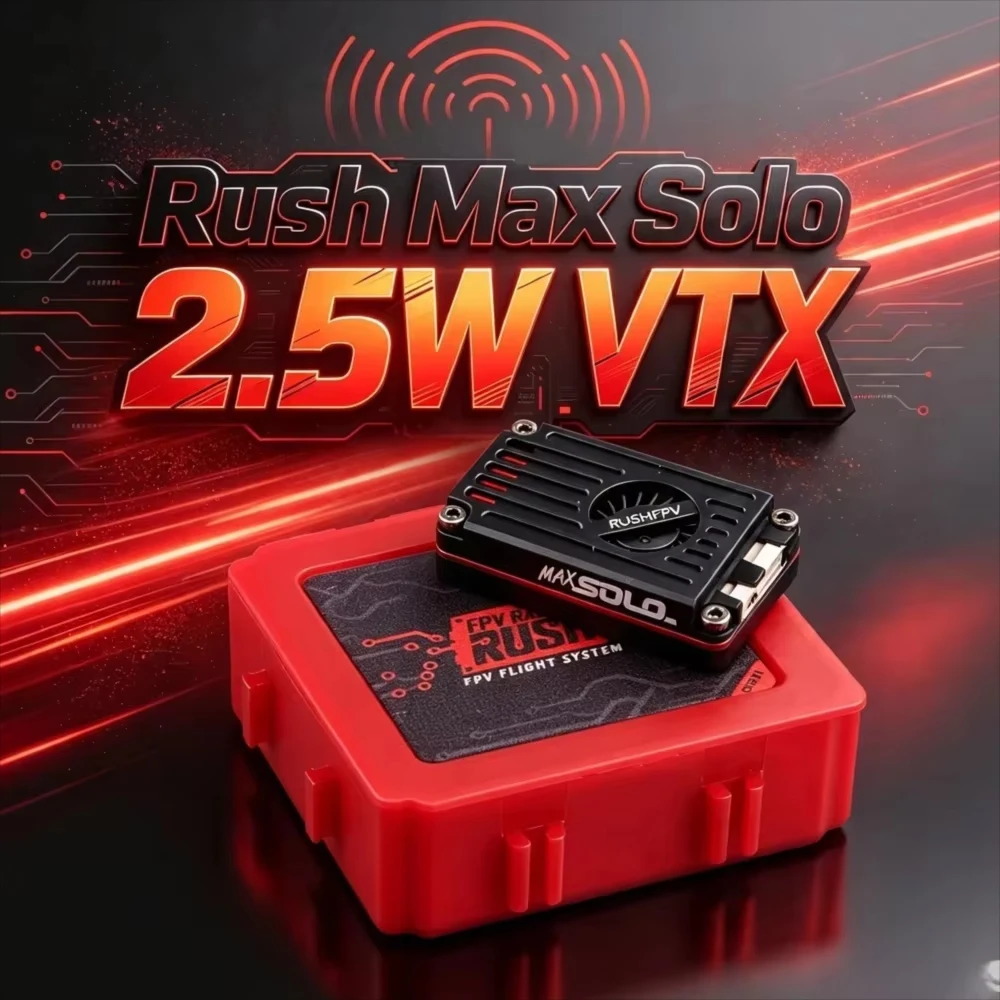 Rushfpv Rush Max Solo 5.8G 2.5W Vtx - Rushfpv Rush FPV Max Solo 5.8G