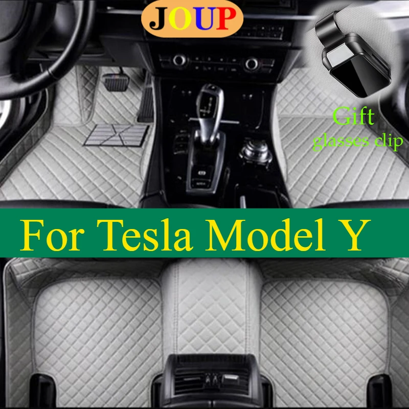 

For Tesla Model Y Car Floor Mats Custom All Weather Carpets Covers Left /Right Hand Drive
