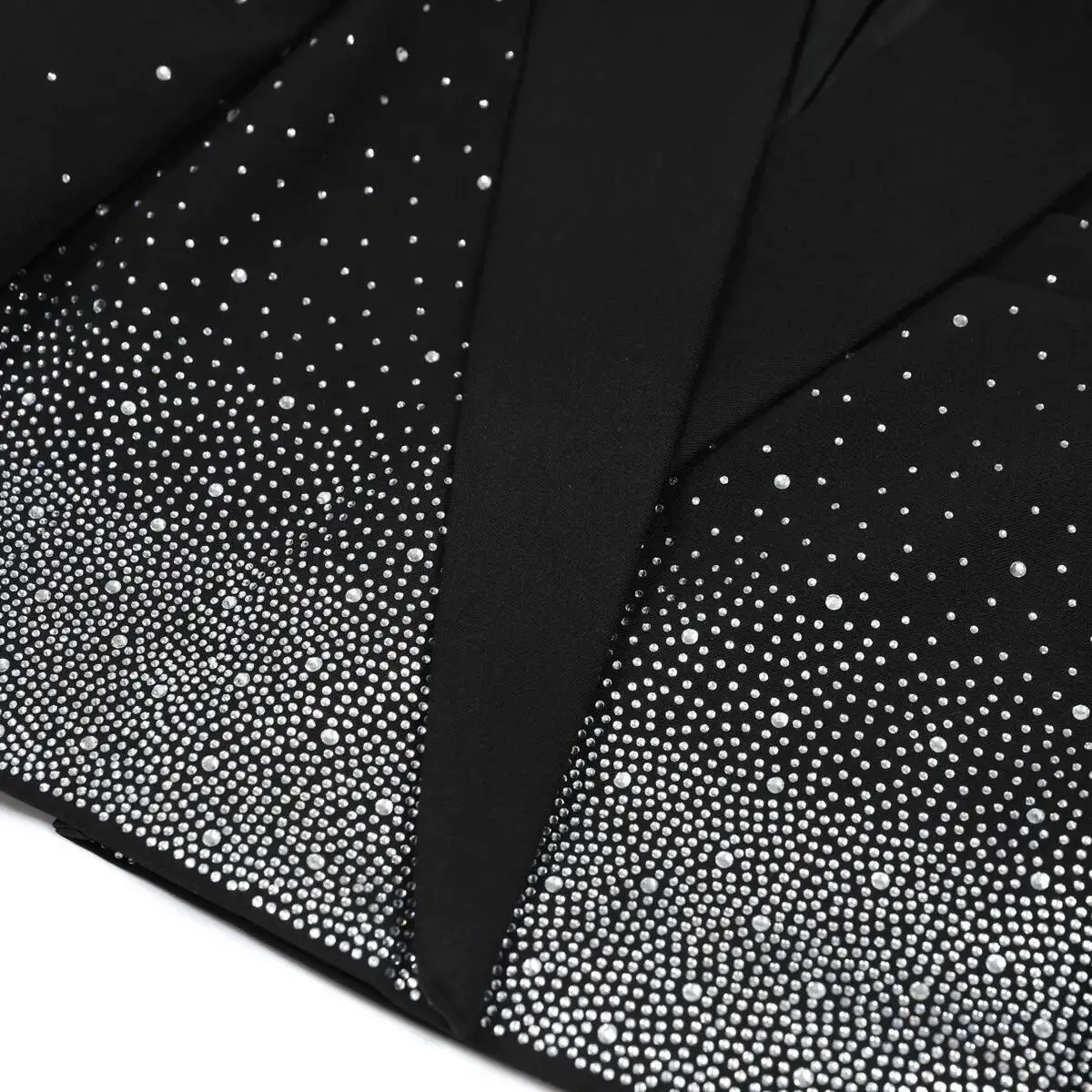 LEOSOXS Blazer da donna corti tempestati di diamanti Giacche formali slim Maniche lunghe Office Lady Suit Cappotti 2025 Autunno Nuovo Capispalla