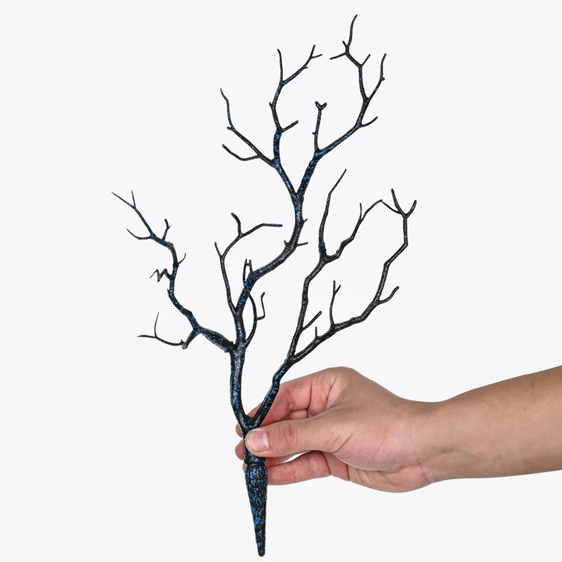 Picture 6: Plastic Branches Artificial Fake Antler Shaped Tree Branch Decorative Plants Twigs Branch for Home Christmas Wedding Table Decor