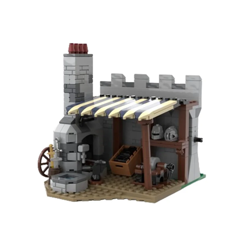 

336pcsMOC-83224 Medieval castle small particle assembled building block building model Christmas toy gift