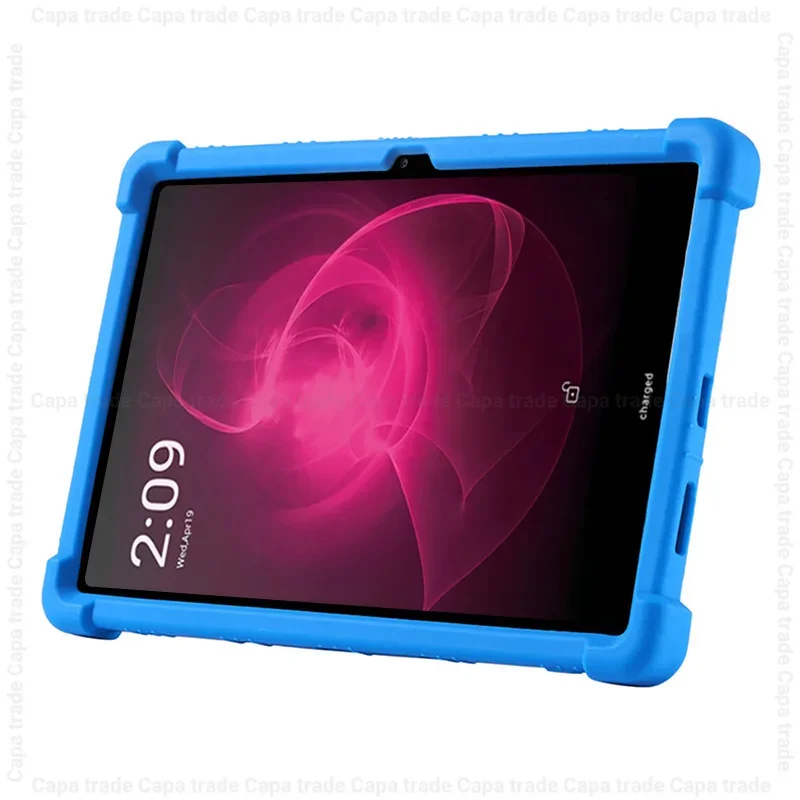 Funda de silicona gruesa con soporte para tableta, Protector a prueba de golpes para t-mobile Revvl Tab 5G 2023, 10,36 pulgadas, 4 Uds.