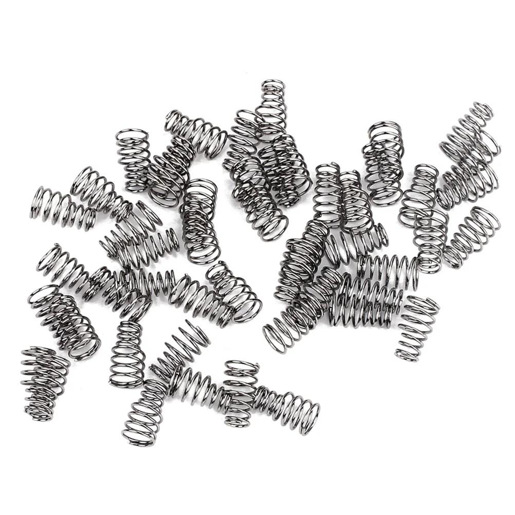 50 Pcs Coil Spring Guitar Accessories Humbucker Tension Round Pickup Conical Double Tremolo