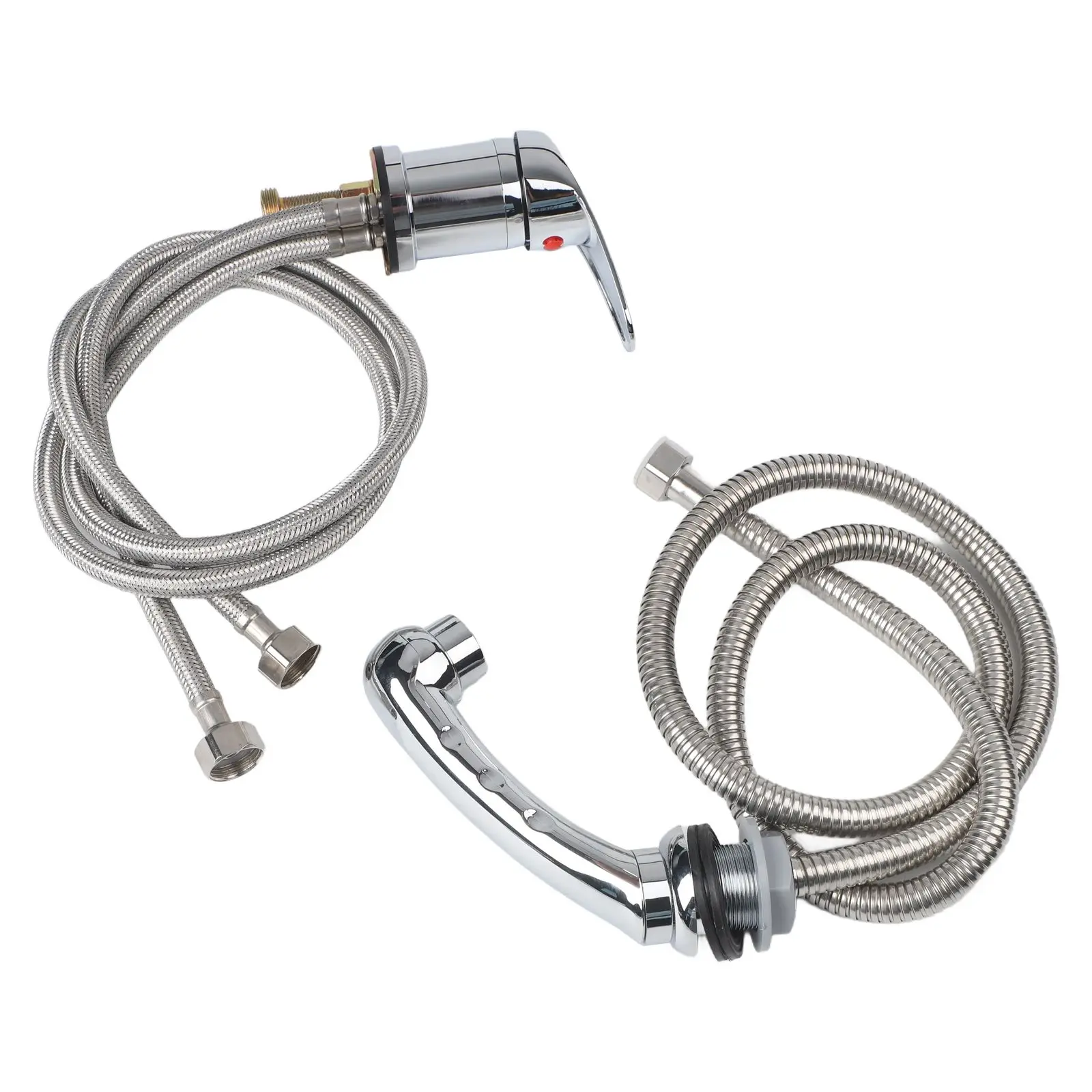 Professional Mixer Tap with Hand Shower for Salon Sink and For Shampoo Station Applications Including Barber Vanities