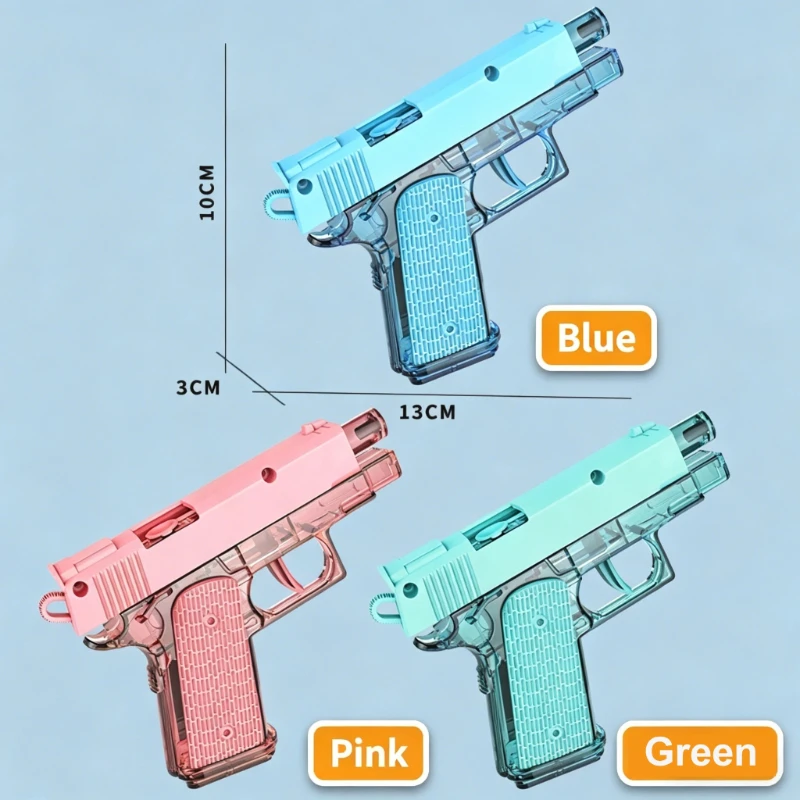 NOVO Brinquedo de Pistola de Água M1911 para Festas de Verão, Jogos de Tiro na Praia, Brinquedos ao Ar Livre, Presentes de Aniversário para Meninos e Meninas