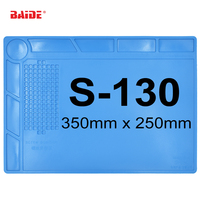 S-130 Repairing Insulation Pad Soldering Insulation Pad Desk Mat Maintenance Platform Heat-resistant Heat Gun BGA Soldering Stat