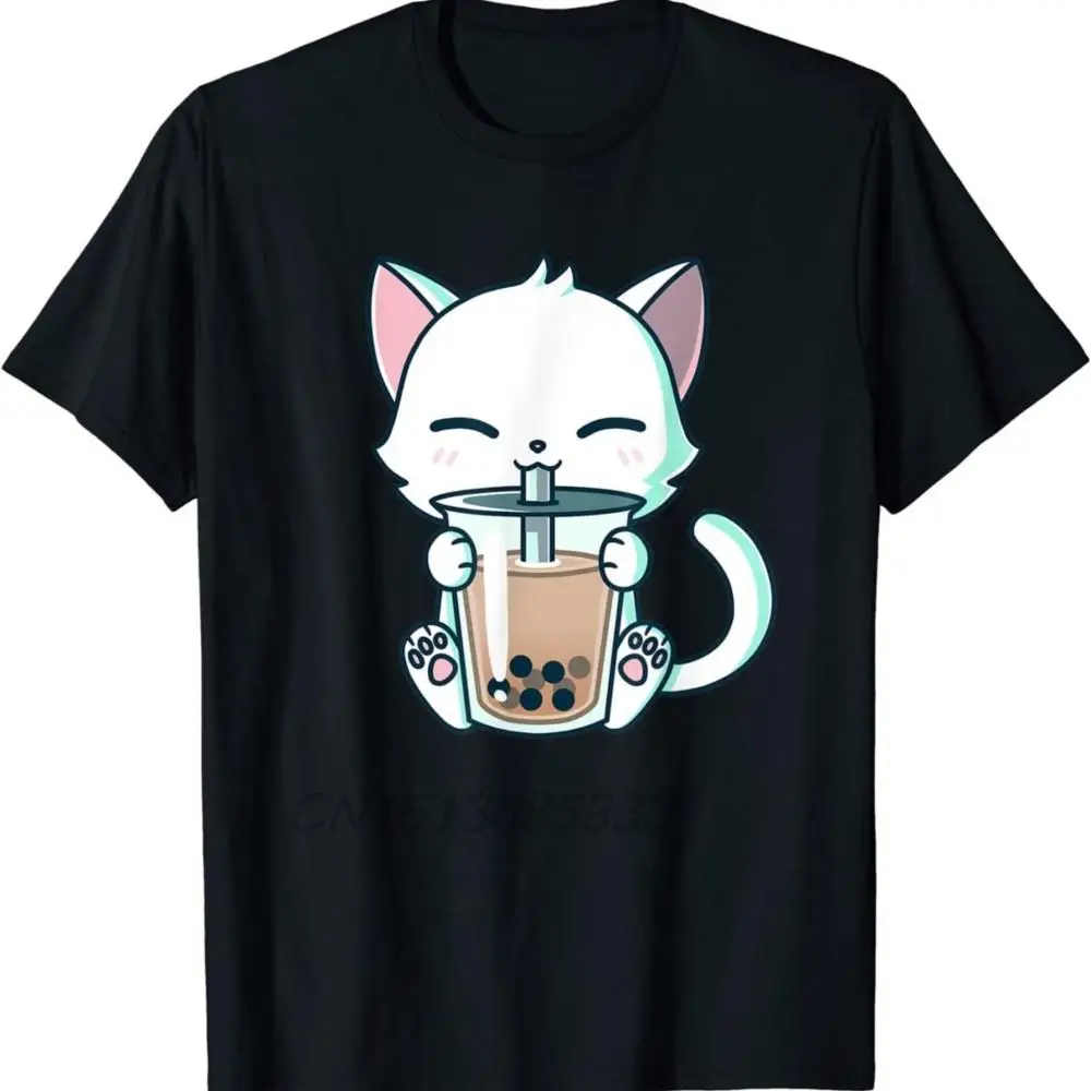 Engraçado leitura livros t-shirt para adultos, bibliotecário leitor, nerd eu estou ok homens tee tops, gato bebendo bolha chá homem, algodão