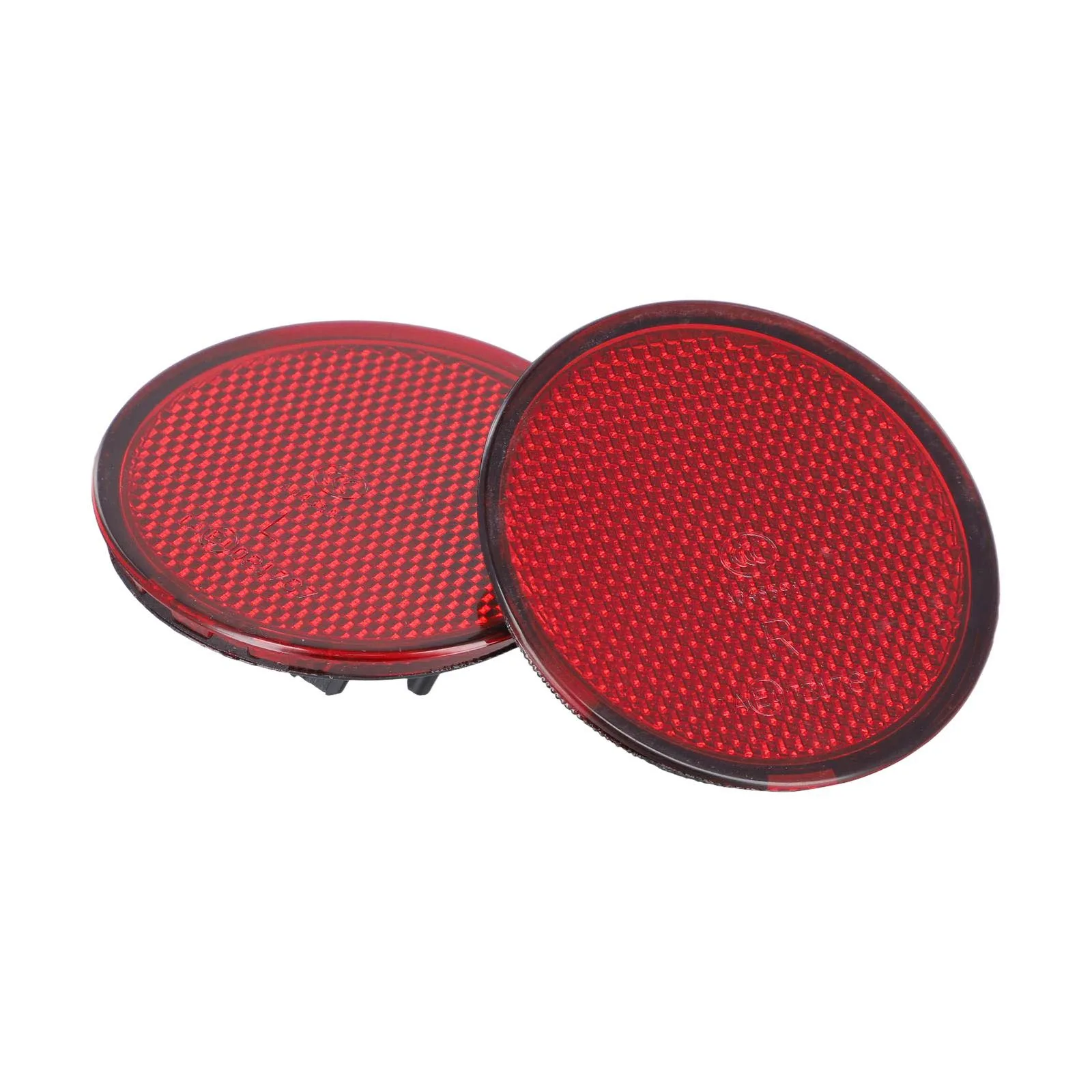 عاكسات المصد الخلفي لصيانة السيارة عاكسات خلفية مستديرة سريعة التركيب وتركيب بديل سهل الاستخدام #3