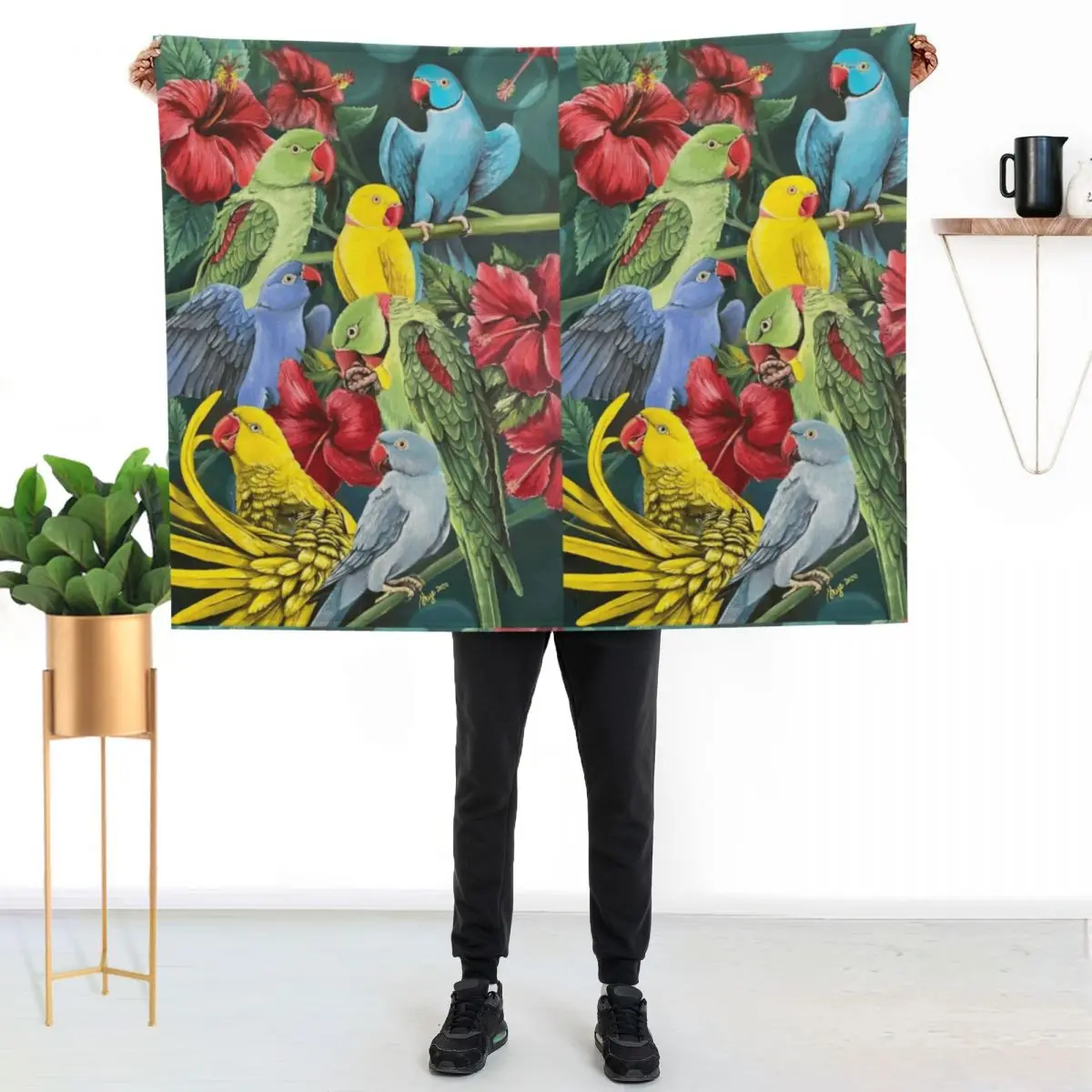 Alex's n Ringnecks Throw Blanket Hairys Bed Fashionable Thermals For Travel Luxury St Luxury Designer Blankets