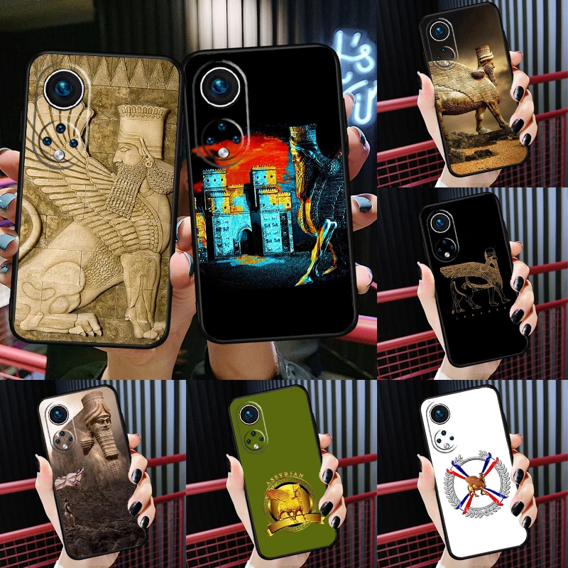 Lamassu Assyrian Winged Bull Case For Honor Magic 7 Lite 6 5 50 70 90 200 Pro X9a X8a X8b X7a X6a X8 X9 X9c X9b Cover