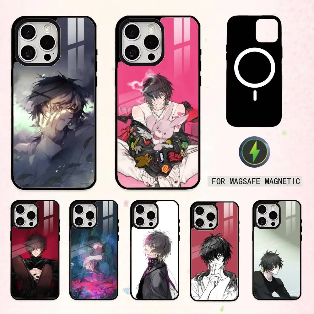 

B-BL T-Towa S-Slow D-Damage Phone Case For iPhone17,16,15,14,13,12,11 Plus,Pro Max Magnetic For Magsafe Wireless Charging